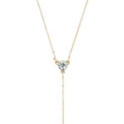 OTAZU Twin Crystal Fusskette Gold