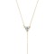 OTAZU Twin Crystal Fusskette Gold
