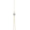 OTAZU Twin Crystal Fusskette Gold