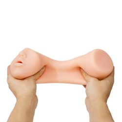 XTC JAPAN Warm Mouth Masturbator Swimsuit Girl Beige