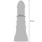HIDDEN DESIRE EXTREME Inferno Big Boys Dong 34 cm aus PVC Schwarz