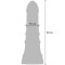 HIDDEN DESIRE EXTREME Inferno Big Boys Dong 30.5 cm aus PVC Schwarz