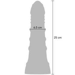 HIDDEN DESIRE EXTREME Inferno Big Boys Dong 25.5 cm Dildo Schwarz