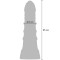 HIDDEN DESIRE EXTREME Inferno Big Boys Dong 25.5 cm Dildo Schwarz