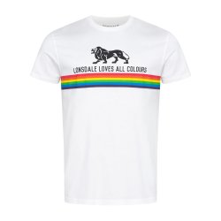 LONSDALE T-Shirt Nelson Weiss