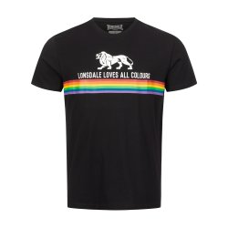 LONSDALE T-Shirt Nelson Schwarz