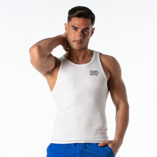 LEADER G.I. Tank Top Weiss