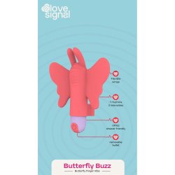 DREAM TOYS Love Signal Butterfly Buzz Finger Vibrator