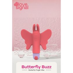 DREAM TOYS Love Signal Butterfly Buzz Finger Vibrator
