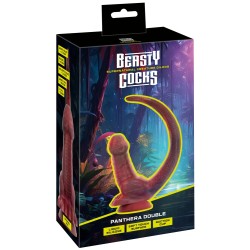 BEASTY COCKS Panthera Double Dildo Ø 4.0 cm Rot