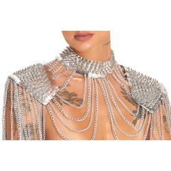 BAD KITTY Schulterschmuck mit Spikes &...