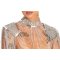 BAD KITTY Schulterschmuck mit Spikes & Kettenelementen Silber
