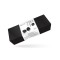 LIEBE SEELE Metallic Shade Wrist Cuffs aus PU-Leder Schwarz