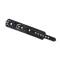 LIEBE SEELE Metallic Shade Wrist Cuffs aus PU-Leder Schwarz