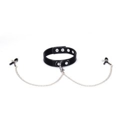 LIEBE SEELE Metallic Shade Collar with Niplle Clamps aus...