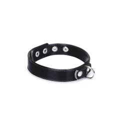 LIEBE SEELE Metallic Shade Collar with Niplle Clamps aus PU-Leder Schwarz