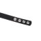 LIEBE SEELE Metallic Shade Collar mit Nippelklemmen aus PU-Leder Schwarz