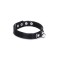 LIEBE SEELE Metallic Shade Collar with Niplle Clamps aus PU-Leder Schwarz