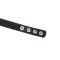 LIEBE SEELE Metallic Shade Collar with Niplle Clamps aus PU-Leder Schwarz