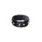 LIEBE SEELE Metallic Shade Collar mit Leine aus PU-Leder Schwarz
