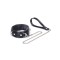 LIEBE SEELE Metallic Shade Collar with Leash aus PU-Leder Schwarz