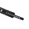 LIEBE SEELE Metallic Shade Collar with Leash aus PU-Leder Schwarz