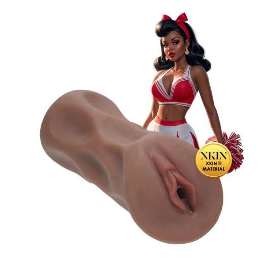 XKIN Pinup Dolls Bubbly Cheerleader Cutie Cherry Splitz Large Masturbator Braun