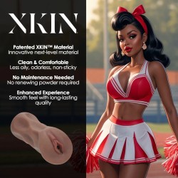 XKIN Pinup Dolls Bubbly Cheerleader Cutie Cherry Splitz Large Masturbator Braun