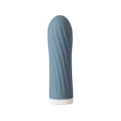 GIGIWABI Nº1 Bullet Vibrator mit gewellter Textur Blau