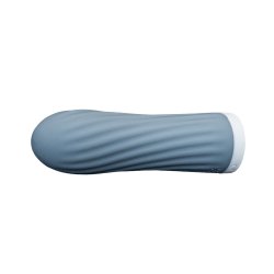 GIGIWABI Nº1 Bullet Vibrator mit gewellter Textur Blau