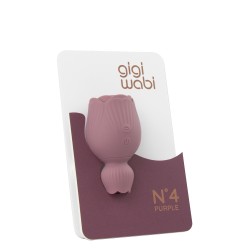 GIGIWABI Nº4 Rose Stimulator mit Saugfunktion & vibrierender Zunge Violett