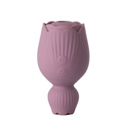 GIGIWABI Nº4 Rose Stimulator mit Saugfunktion & vibrierender Zunge Violett