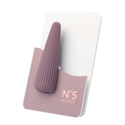 GIGIWABI Nº5 Vibrator mit gerippter Struktur Violett