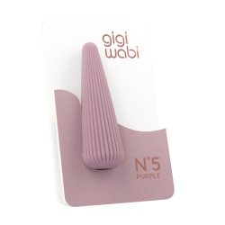 GIGIWABI Nº5 Vibrator mit gerippter Struktur Violett