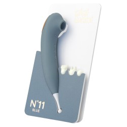 GIGIWABI Nº11 Zweiseitiger Klitoris-Stimulator mit Saugfunktion & Pin Point Vibration Blau