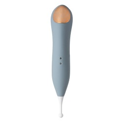 GIGIWABI Nº11 Zweiseitiger Klitoris-Stimulator mit Saugfunktion & Pin Point Vibration Blau