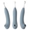GIGIWABI Nº11 Zweiseitiger Klitoris-Stimulator mit Saugfunktion & Pin Point Vibration Blau