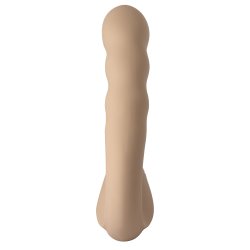 GIGIWABI Nº12 Rotierender Vibrator mit Klitoris-Zungenstimulator Beige