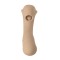 GIGIWABI Nº12 Rotierender Vibrator mit Klitoris-Zungenstimulator Beige