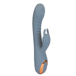 GIGIWABI Nº15 Rabbit-Vibrator mit Tapping-Funktion Blau