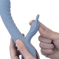 GIGIWABI Nº15 Rabbit-Vibrator mit Tapping-Funktion Blau