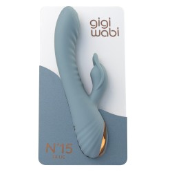 GIGIWABI Nº15 Rabbit-Vibrator mit Tapping-Funktion Blau