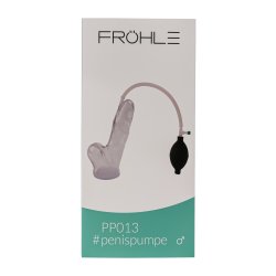 FRÖHLE PP013 Realistischer Peniszylinder mit Ballpumpe L Ø 5 cm x 21 cm