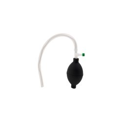 FRÖHLE PP015 Realistischer Peniszylinder mit Ballpumpe XL Ø 6 cm x 25 cm Glasklar