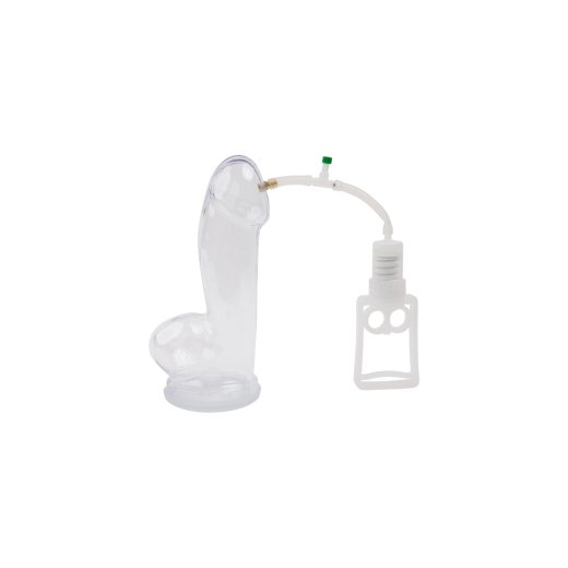 FRÖHLE PP016 Realistischer Peniszylinder mit Kolbengriffpumpe XL Professional Ø 6 cm x 25 cm Glasklar