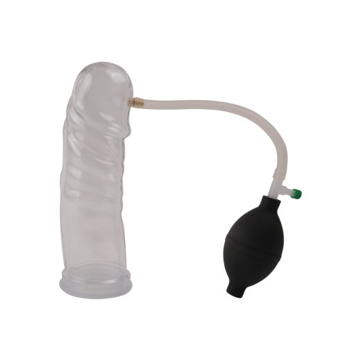 FRÖHLE PP022 Anatomischer Peniszylinder mit Ballpumpe XXL Ø 6,5 cm x 25 cm Glasklar