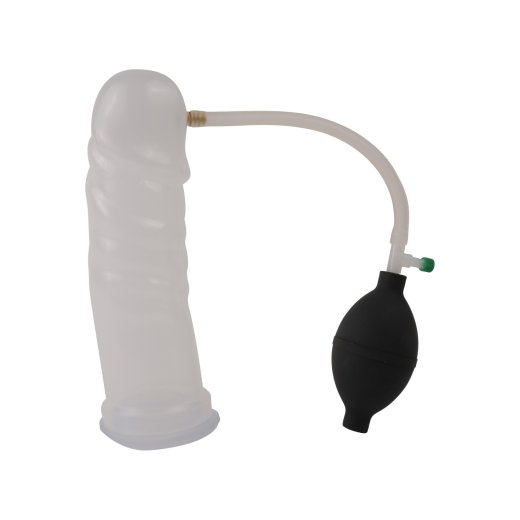 FRÖHLE PP024 Anatomischer Peniszylinder mit Ballpumpe XXL Ø 6,5 cm x 25 cm Transparent