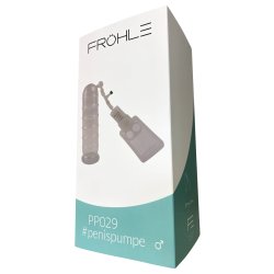 FRÖHLE PP029 Penispumpe Comfort-Fit XL Professional Ø 5,5 cm x 23 cm Glasklar