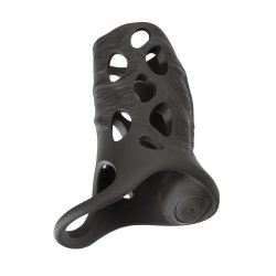 MALESATION Vibro Penis Sleeve Schwarz