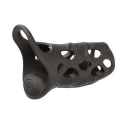 MALESATION Vibro Penis Sleeve Schwarz